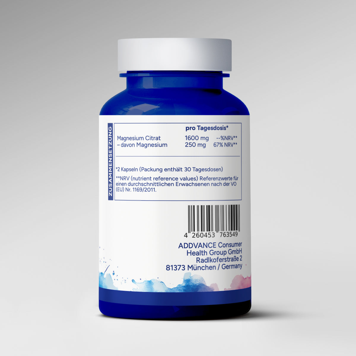 Magnesium Citrat (60 Kapseln)
