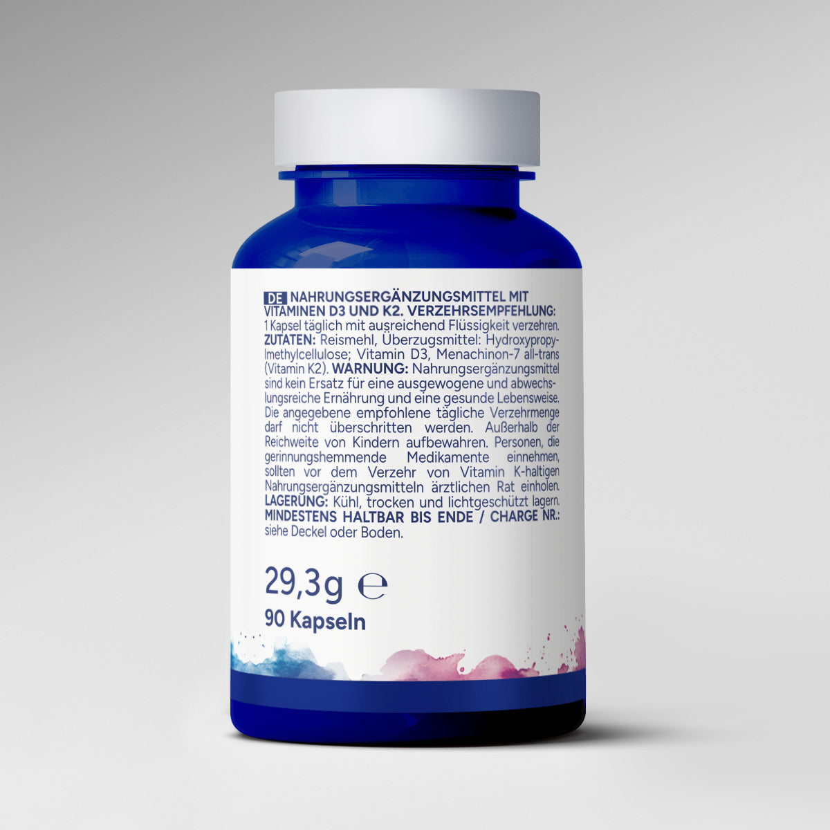 Vitamin D3 + K2 (90 Kapseln)