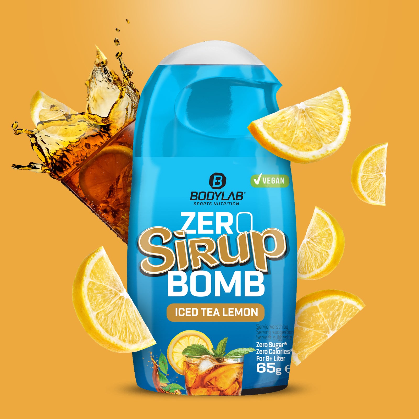 ZERO Sirup BOMB (65ml) Eistee Zitrone