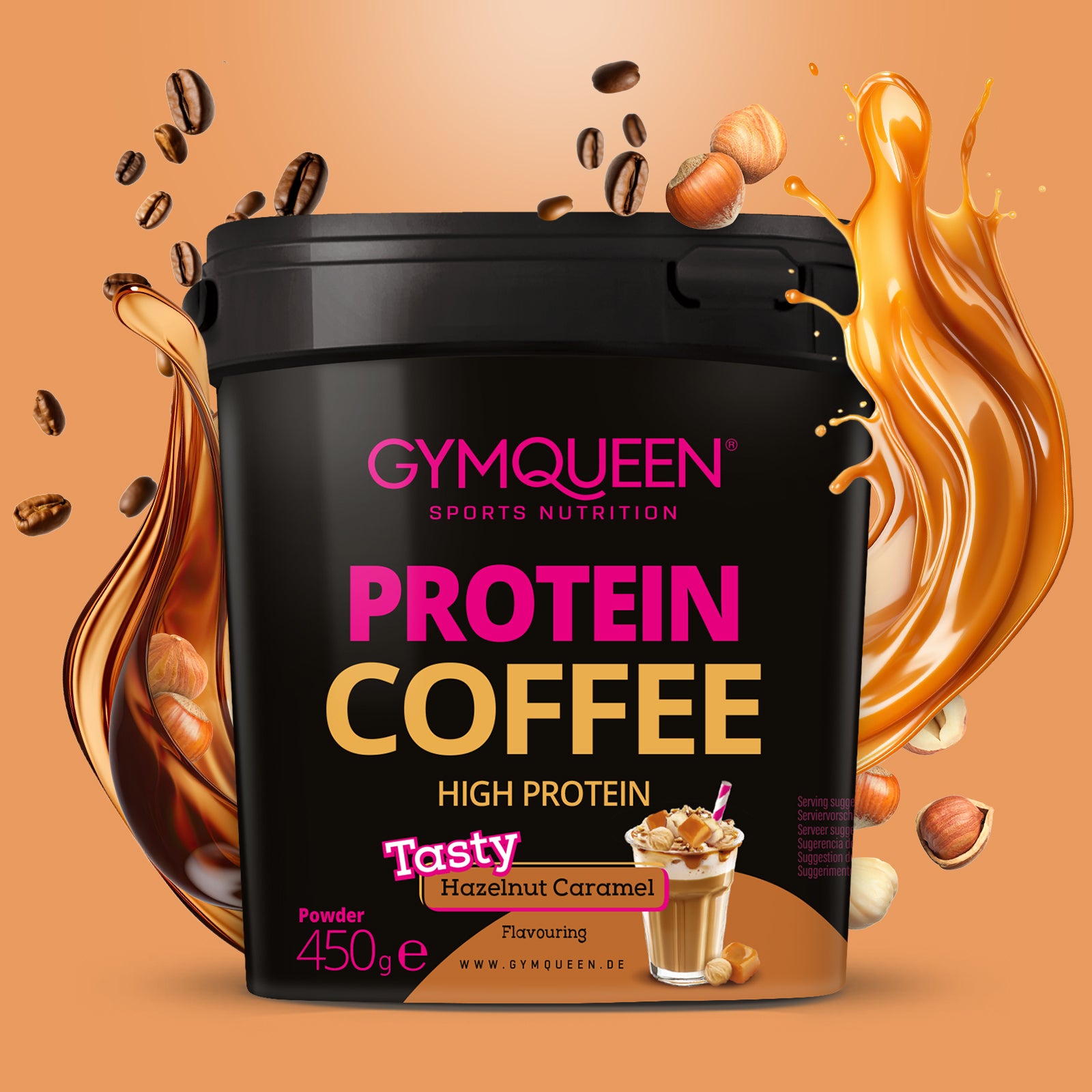 Protein Coffee (450g) Haselnuss-Caramel
