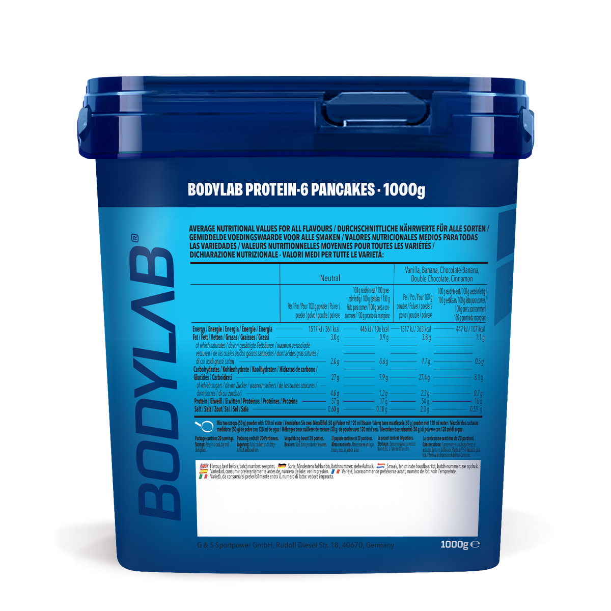 Protein-6 Pancakes (1000g)
