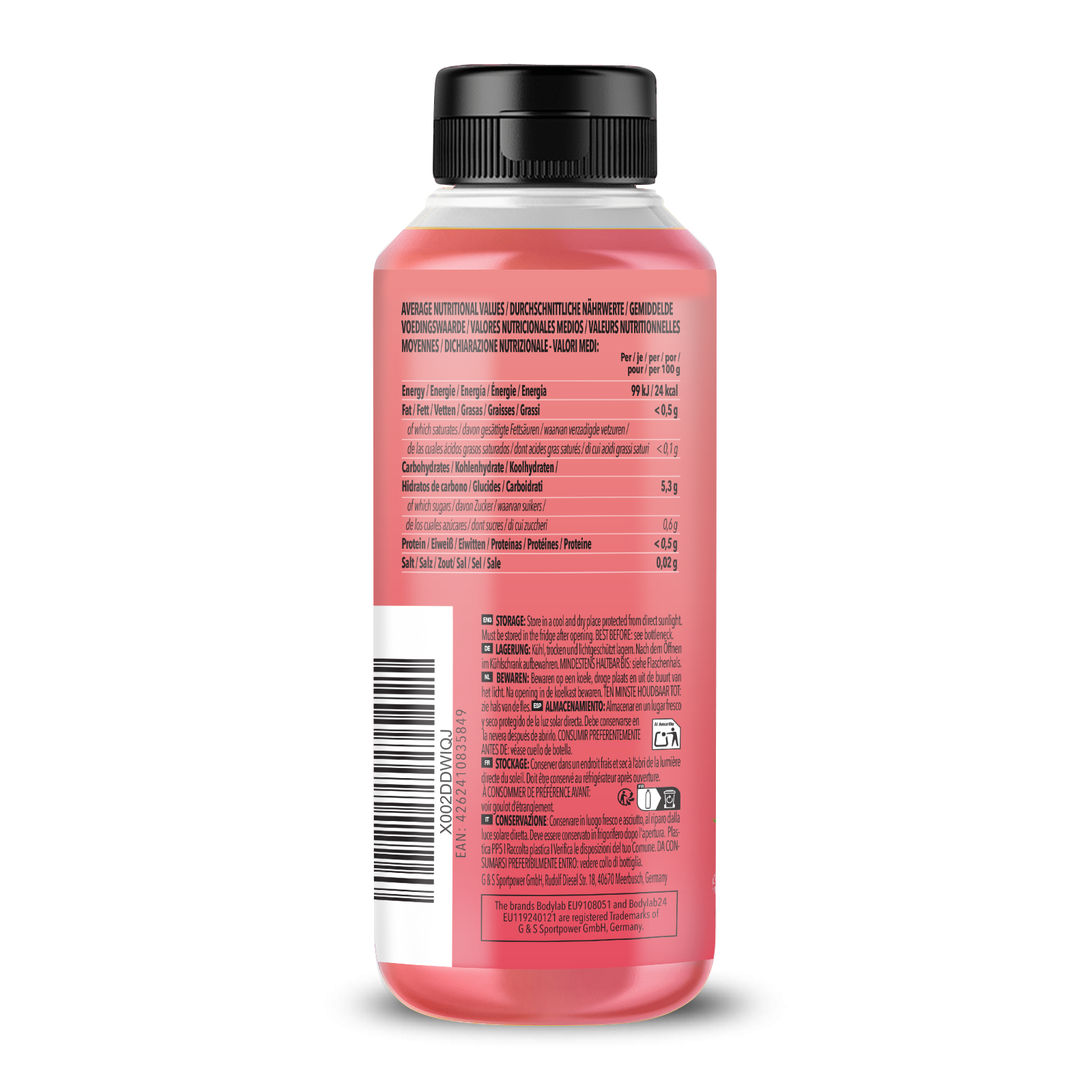Zero Sauce (265ml) Himbeere