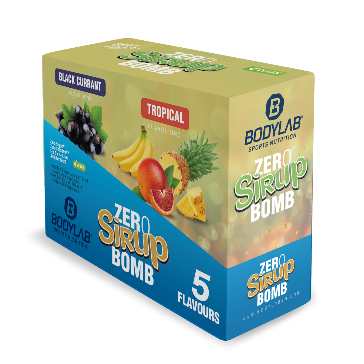 ZERO Sirup BOMB 1.0 - 4.0 Box (5x65ml) Mixed Box 4