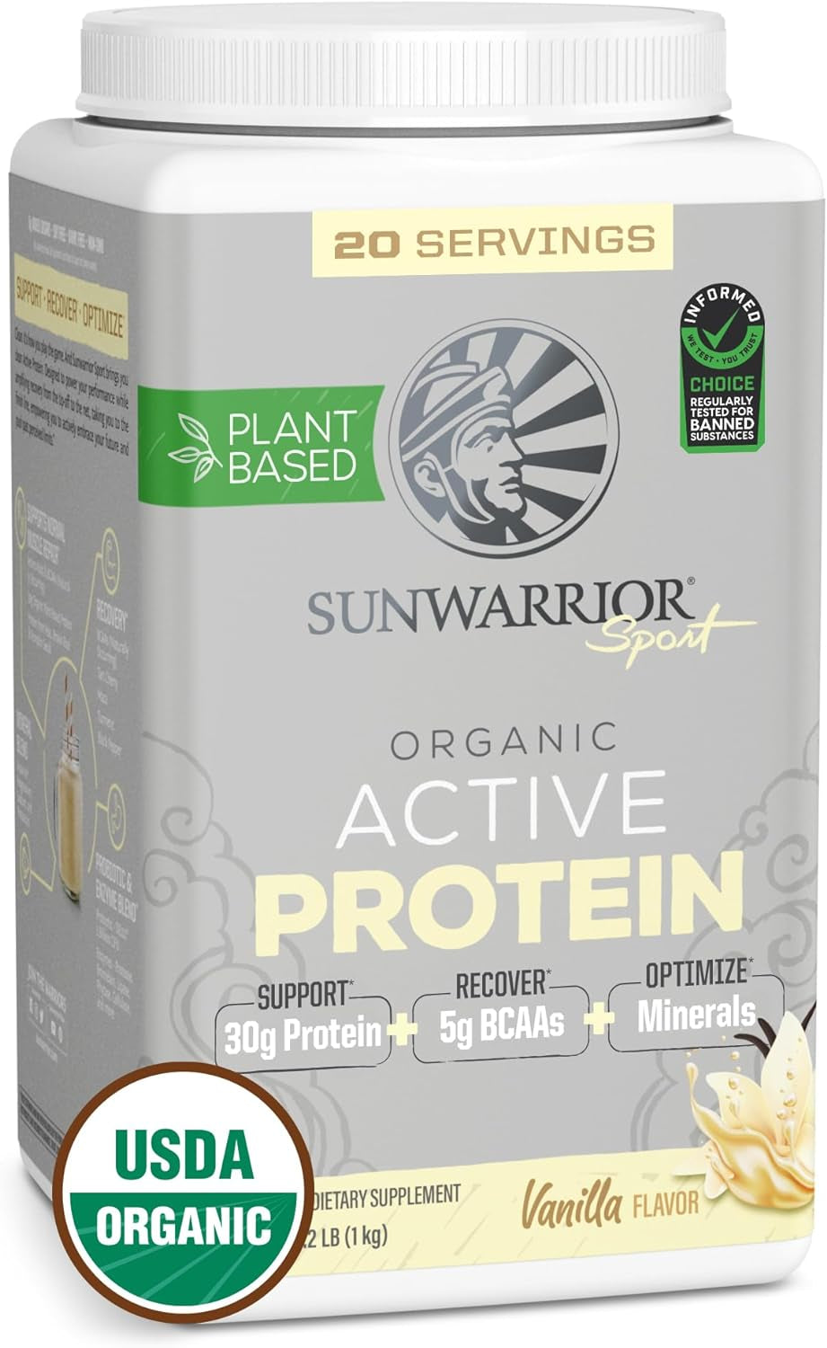 Active Protein Organic (1000g) Vanilla
