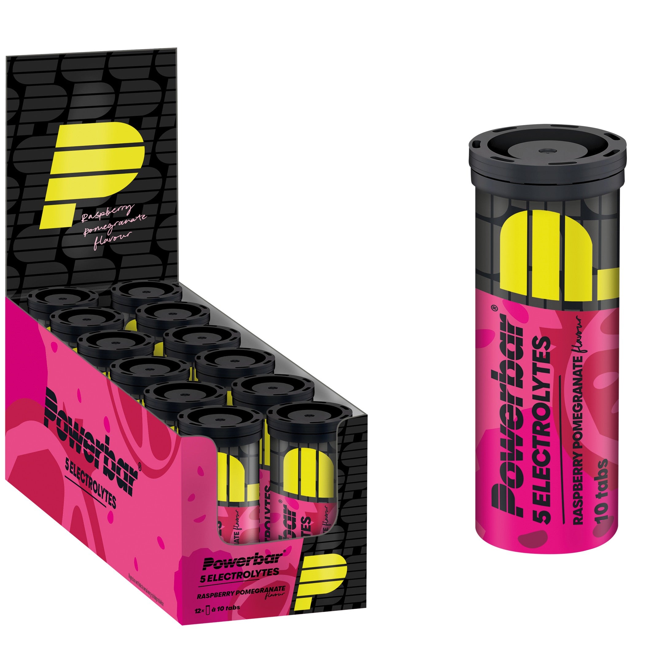 5 Electrolytes Sports Drink (12x10Tabs) Raspberry Pomegranate
