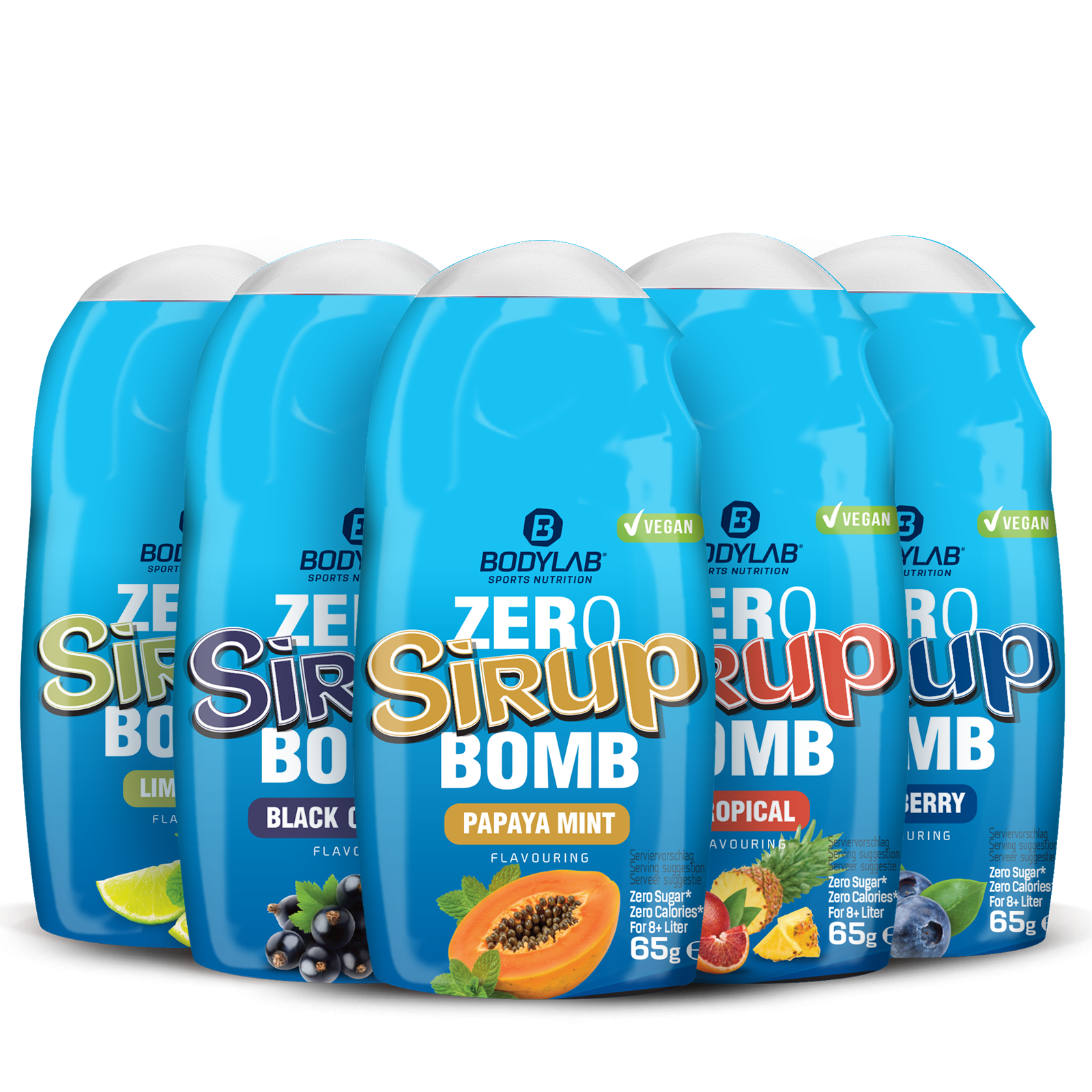 ZERO Sirup BOMB 1.0 - 4.0 Box (5x65ml) Mixed Box 4