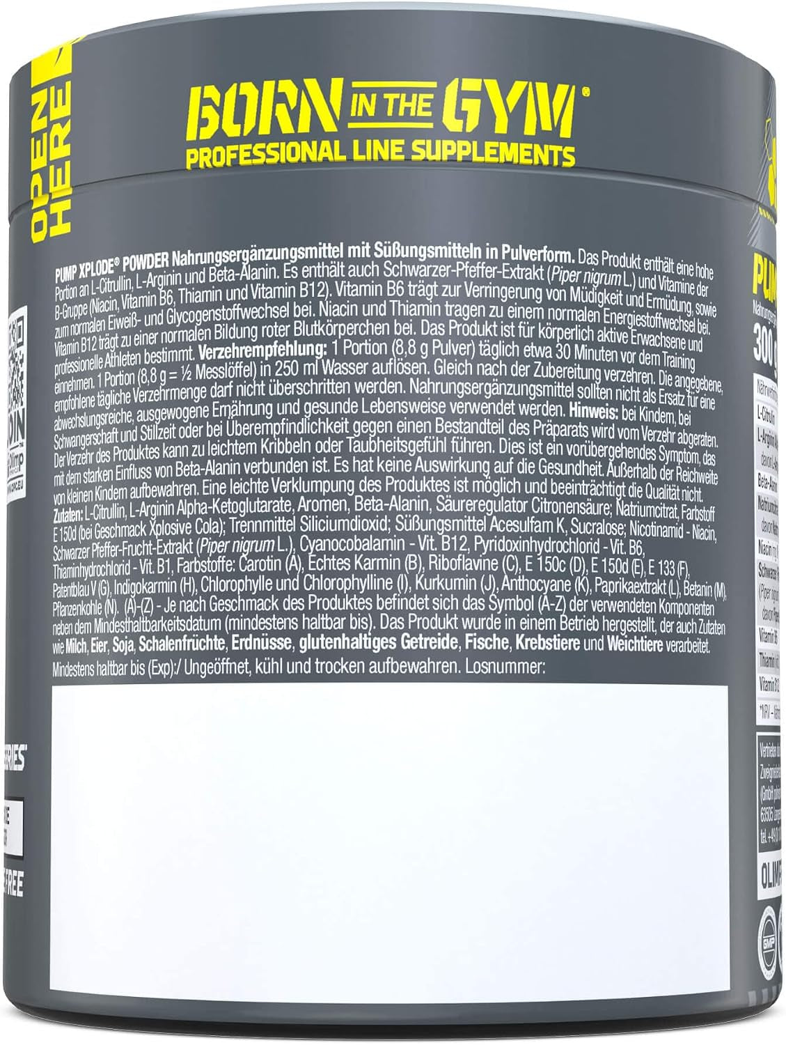 Pump Xplode (300g) Fruit Punch