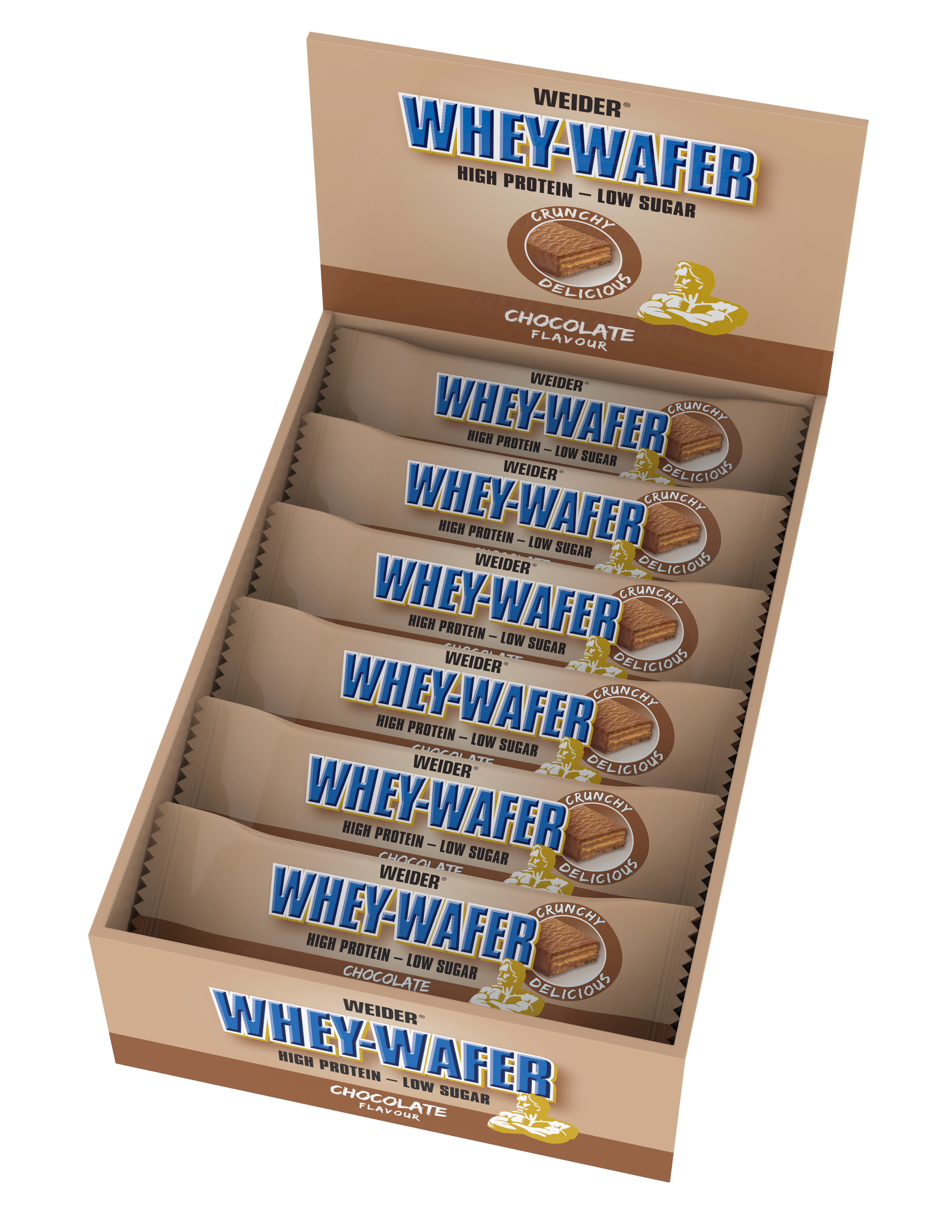 Whey Wafer Bar (12x35g) Schokolade