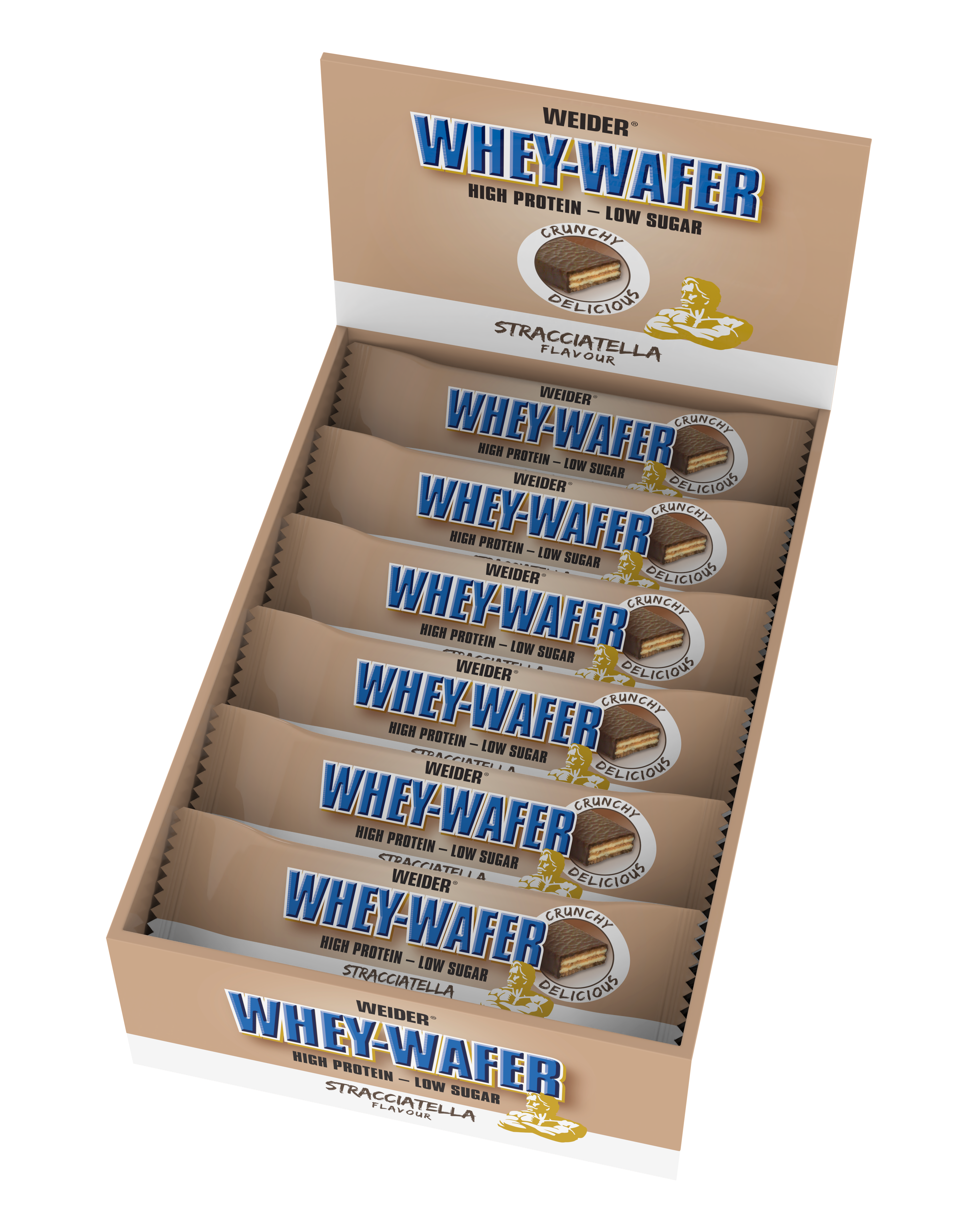 Whey Wafer Bar (12x35g) Stracciatella