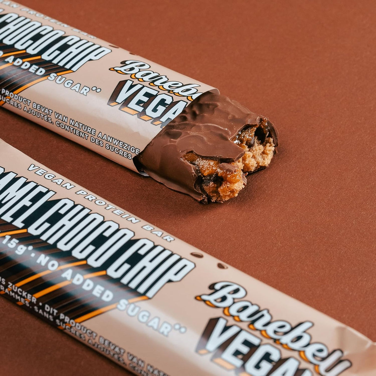 Vegan Protein Bar (12x55g) Caramel Choco Chip
