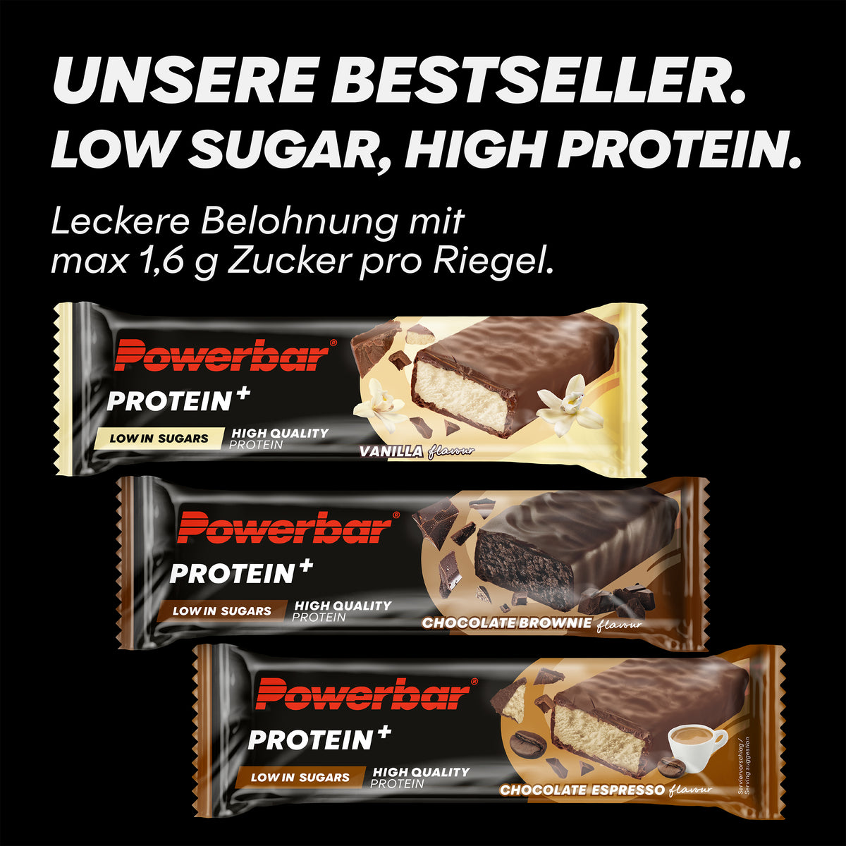 Protein+ Low in Sugars (16x35g) Vanilla