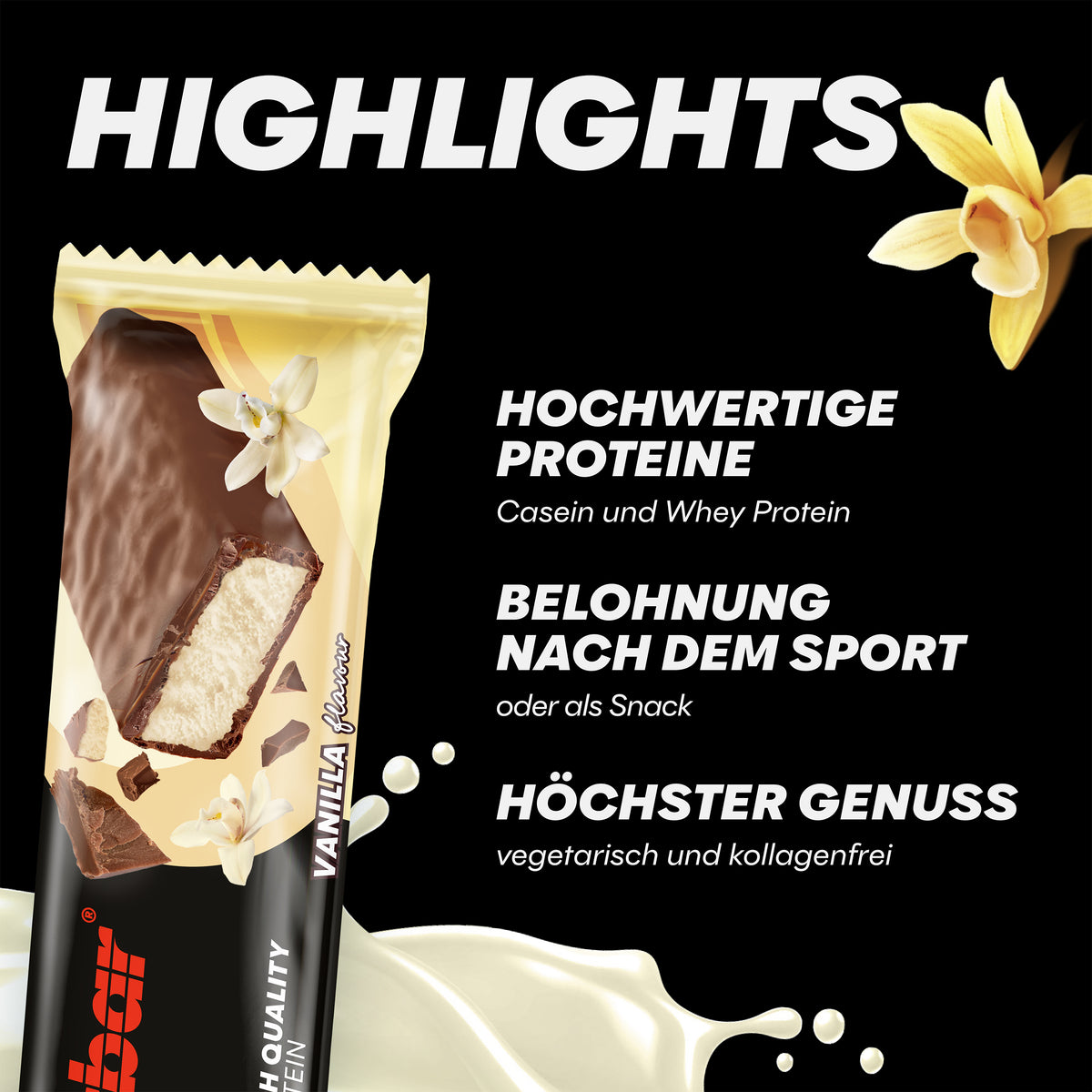 Protein+ Low in Sugars (16x35g) Vanilla