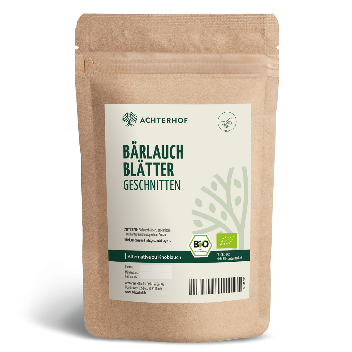 Bärlauchblätter geschnitten Bio (100g)