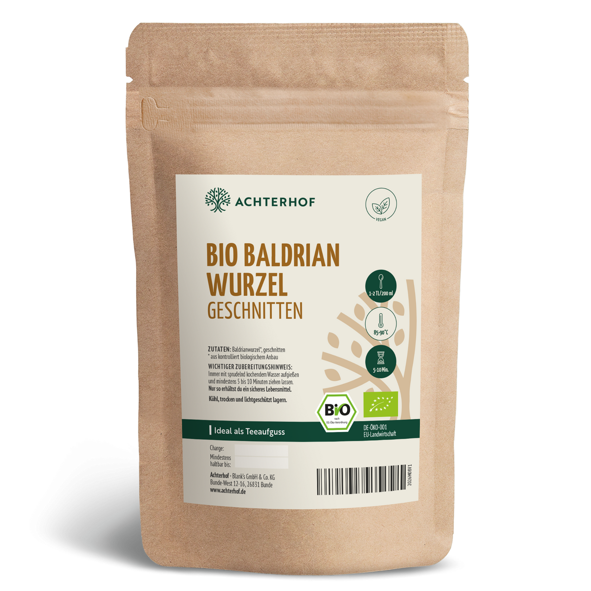 Baldrianwurzel geschnitten Bio (500g)
