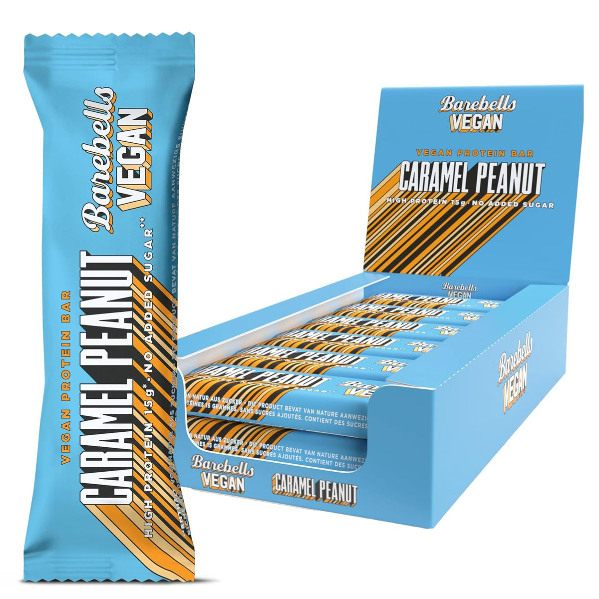 Vegan Protein Bar (12x55g) Vegan Caramel Peanut