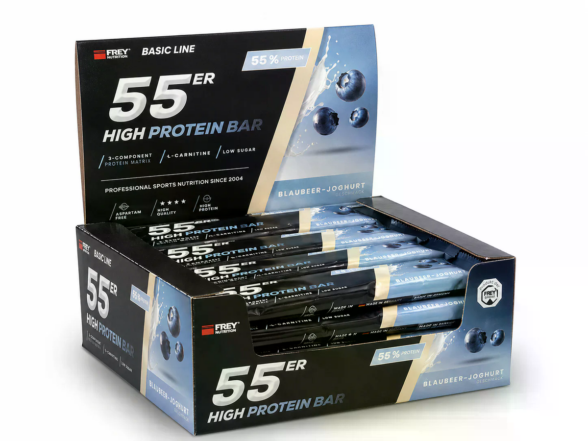 Proteinriegel 55er (20x50g) Blaubeer-Joghurt