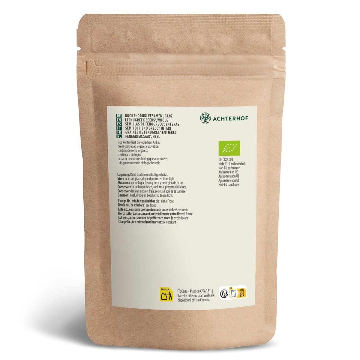 Bockshornkleesamen ganz Bio (1000g)