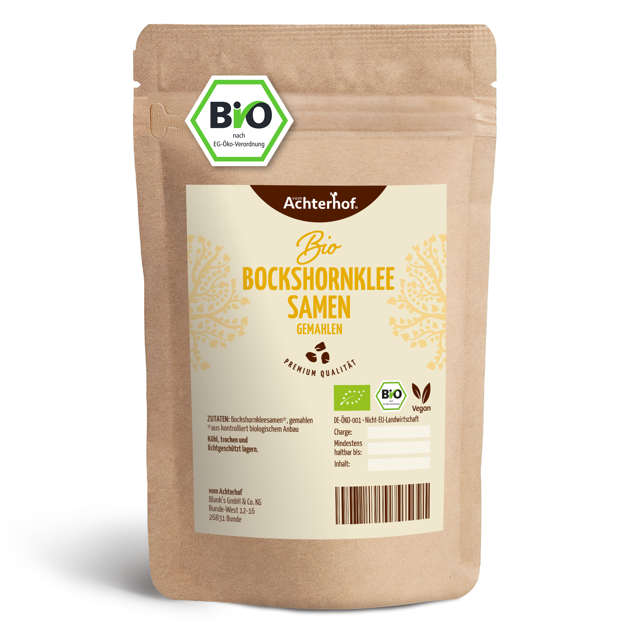 Bockshornkleesamen gemahlen Bio (250g)