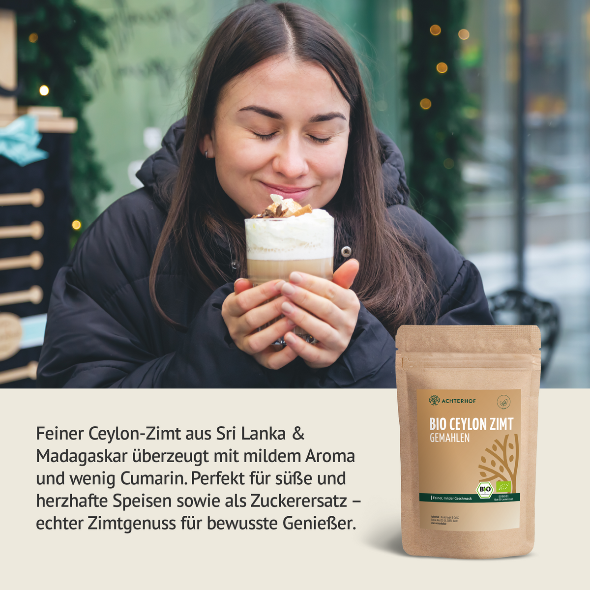 Bio Ceylon Zimt gemahlen (250g)