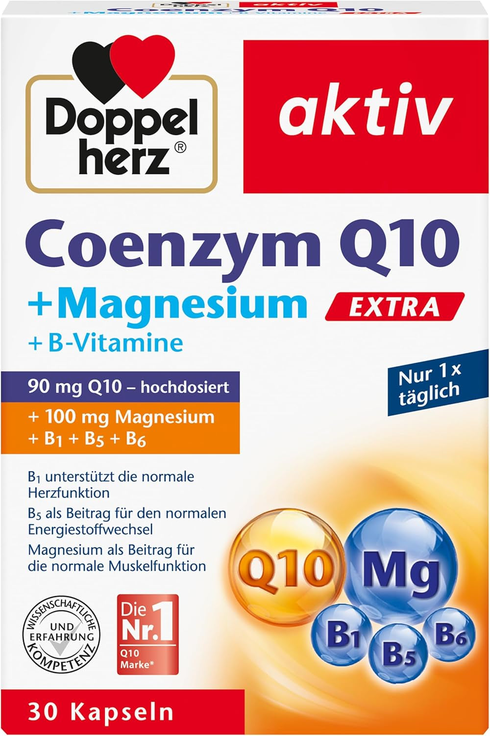 Coenzym Q10 Extra + Magnesium (30 Kapseln)