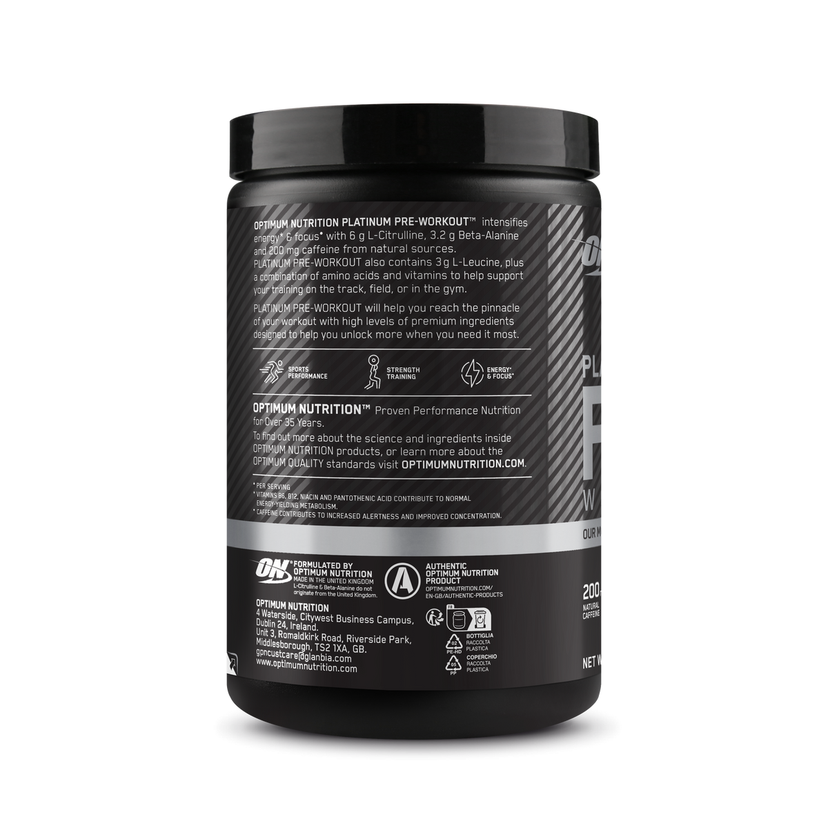 Platinum Pre-Workout (420g) Fruit Punch