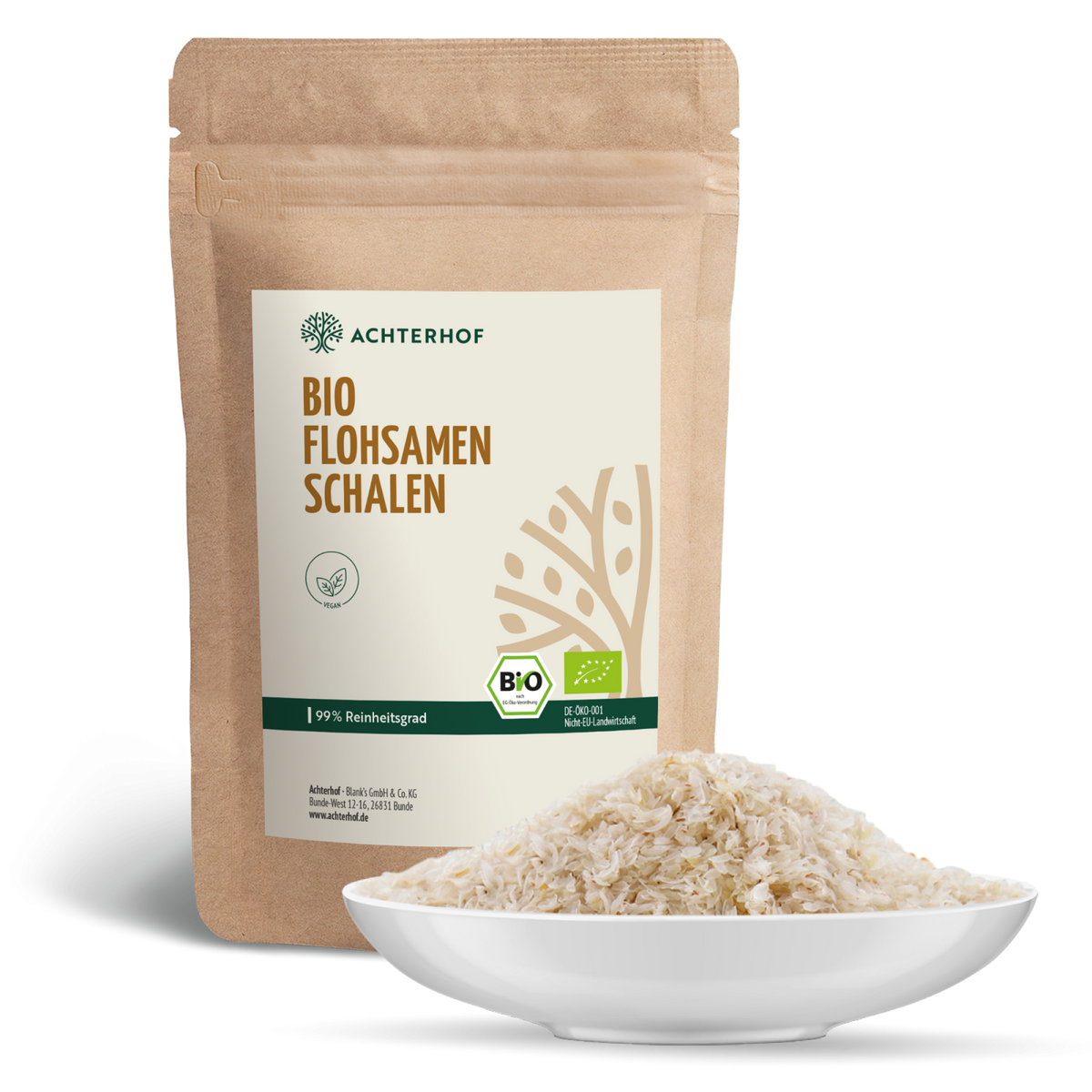Bio Flohsamenschalen (1000g)