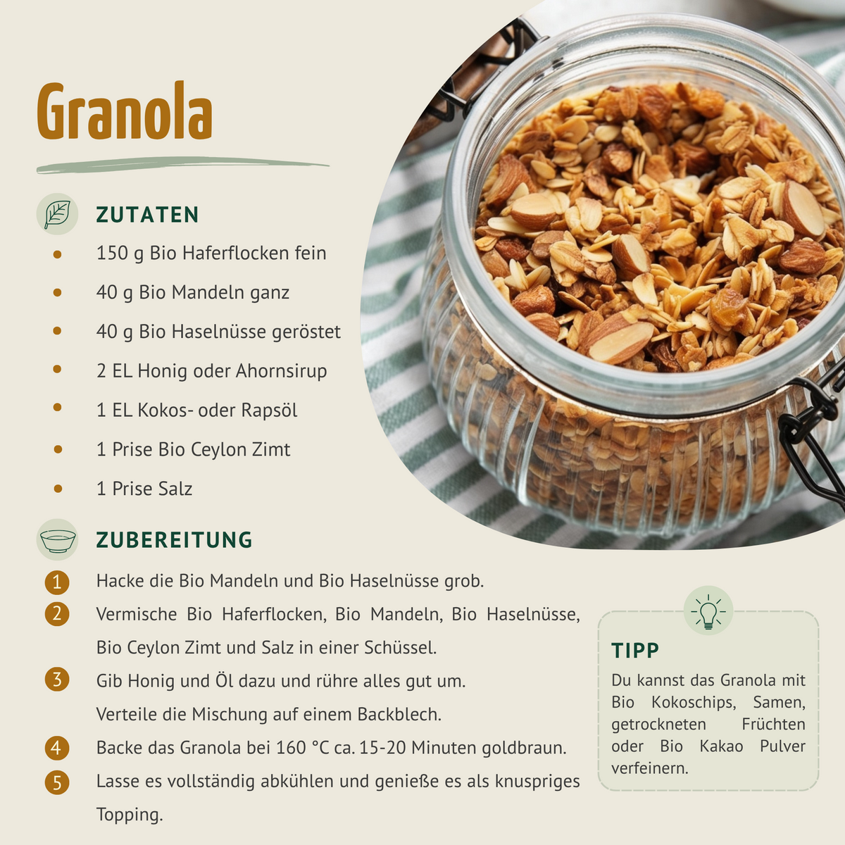 Bio Haselnüsse geröstet (1000g)
