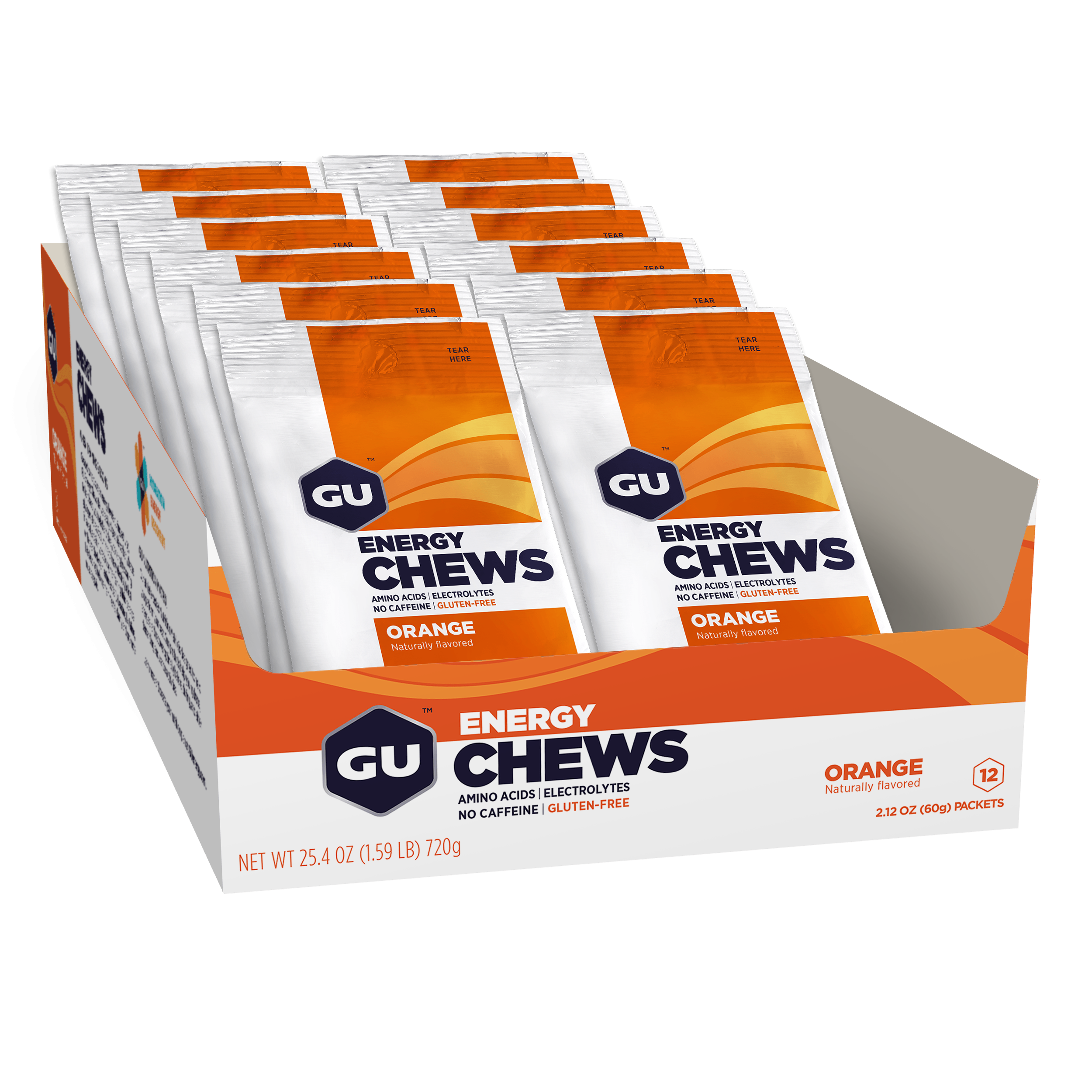 Energy Chews (12x60g) Orange