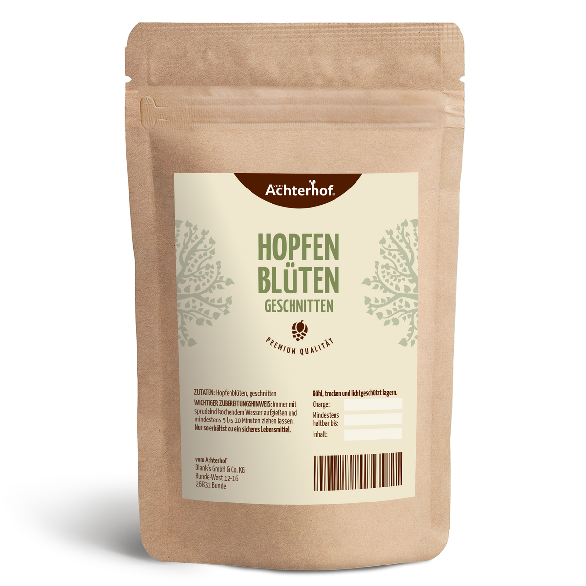 Hopfenblüten geschnitten (100g)