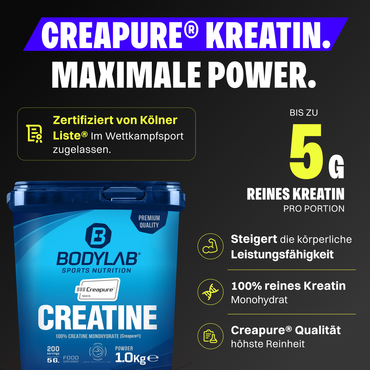 Creatine (Creapure®) (500g)