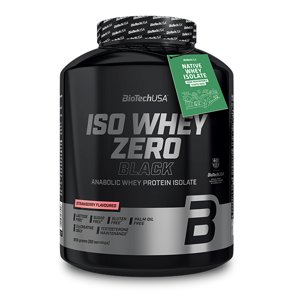 Iso Whey Zero Black (1816g) Erdbeere