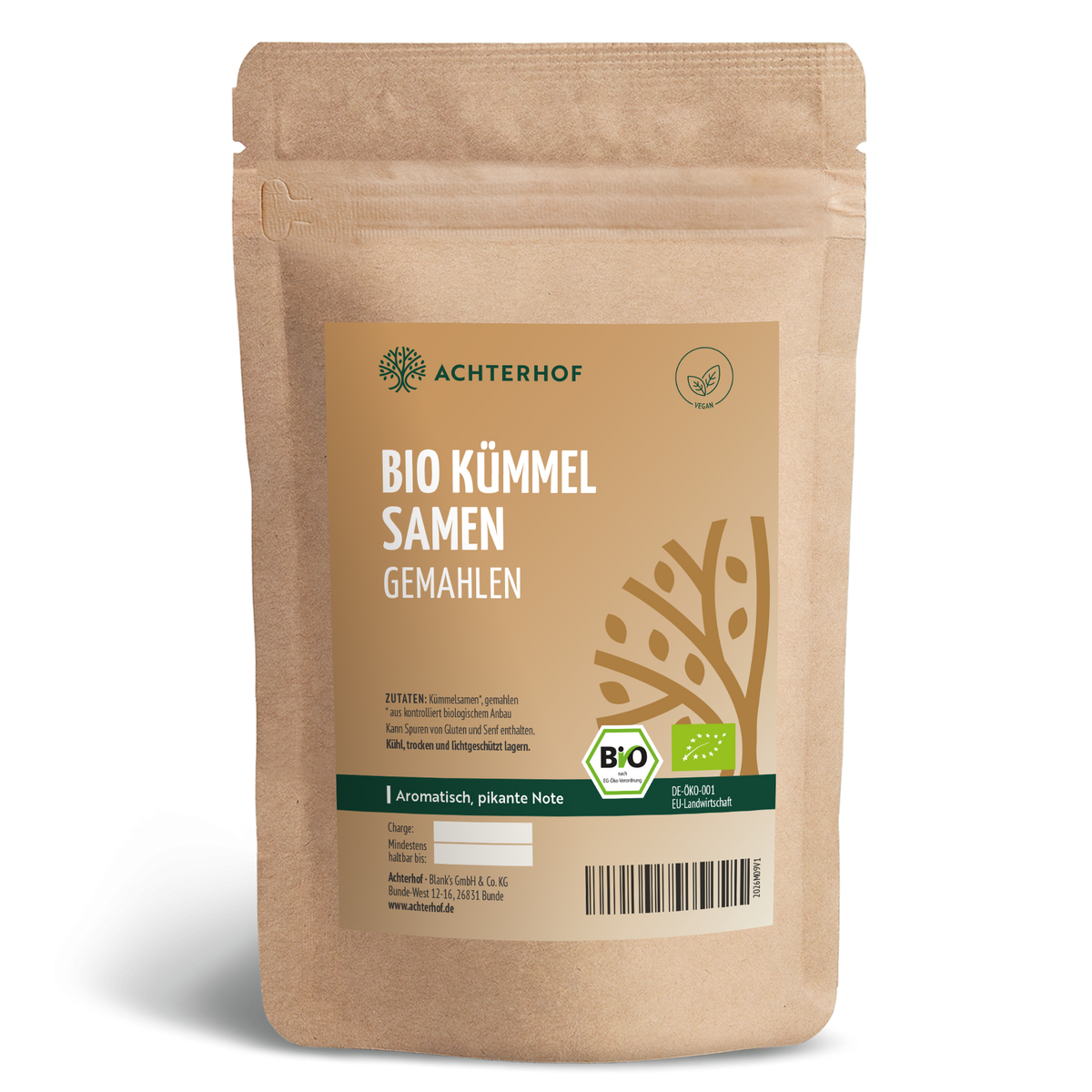 Kümmelsamen gemahlen Bio (100g)