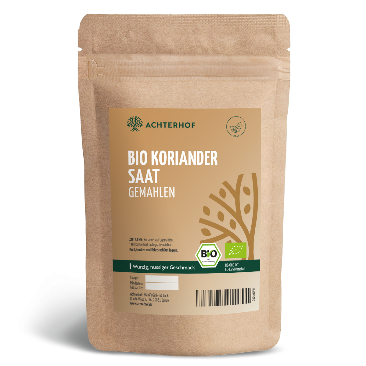 Koriandersaat gemahlen Bio (500g)