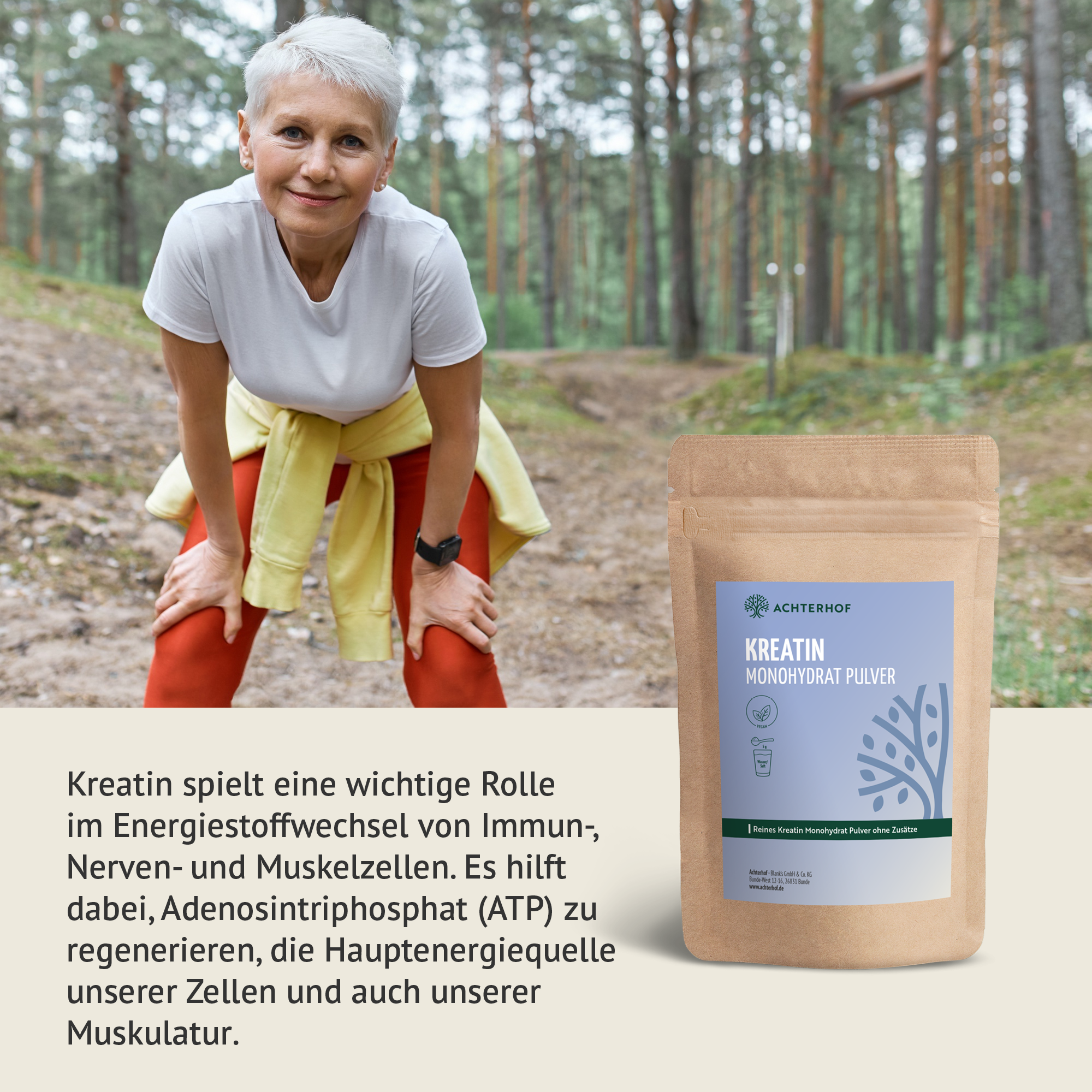 Kreatin Monohydrat Pulver (100g)