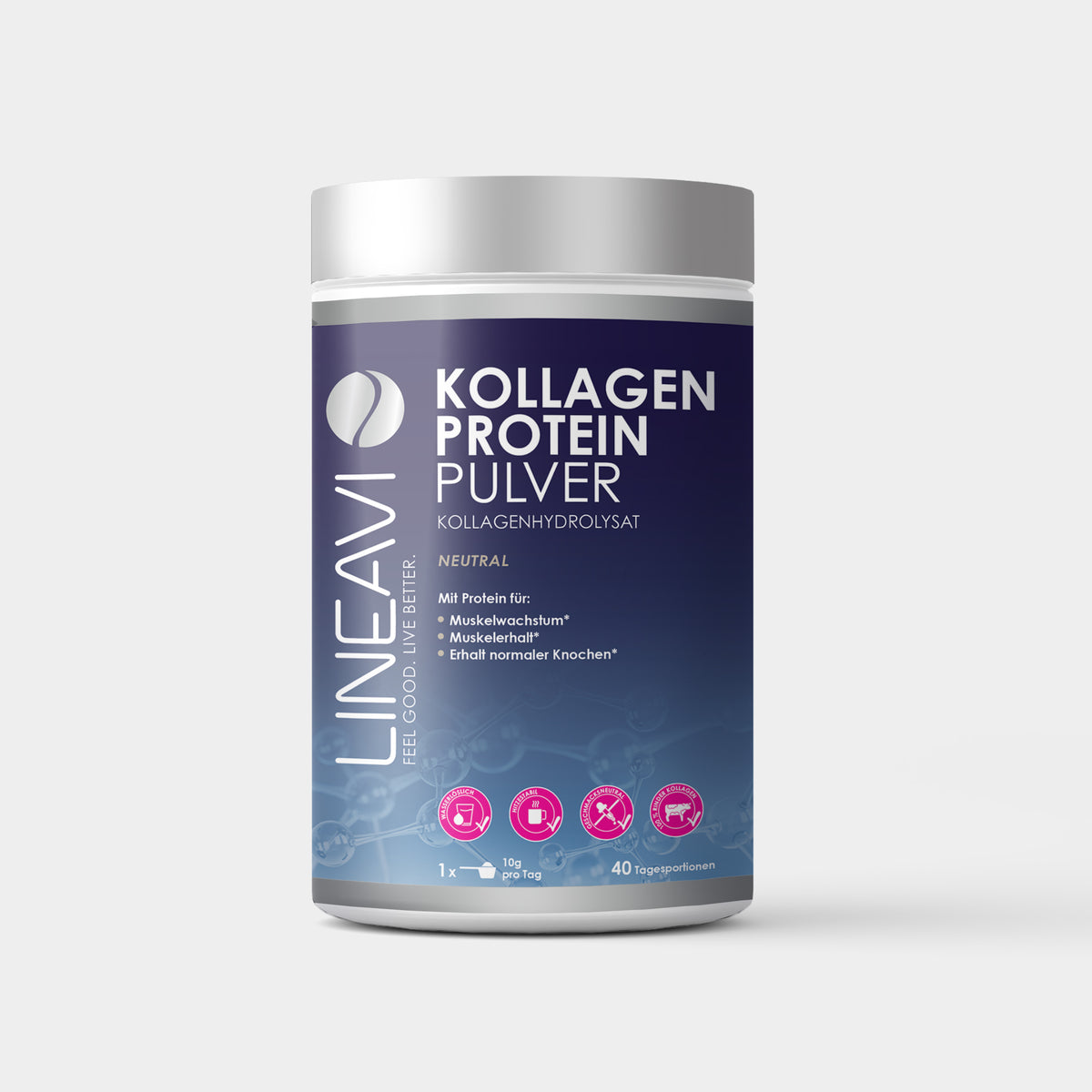 Kollagen Proteinpulver (400g) Neutral