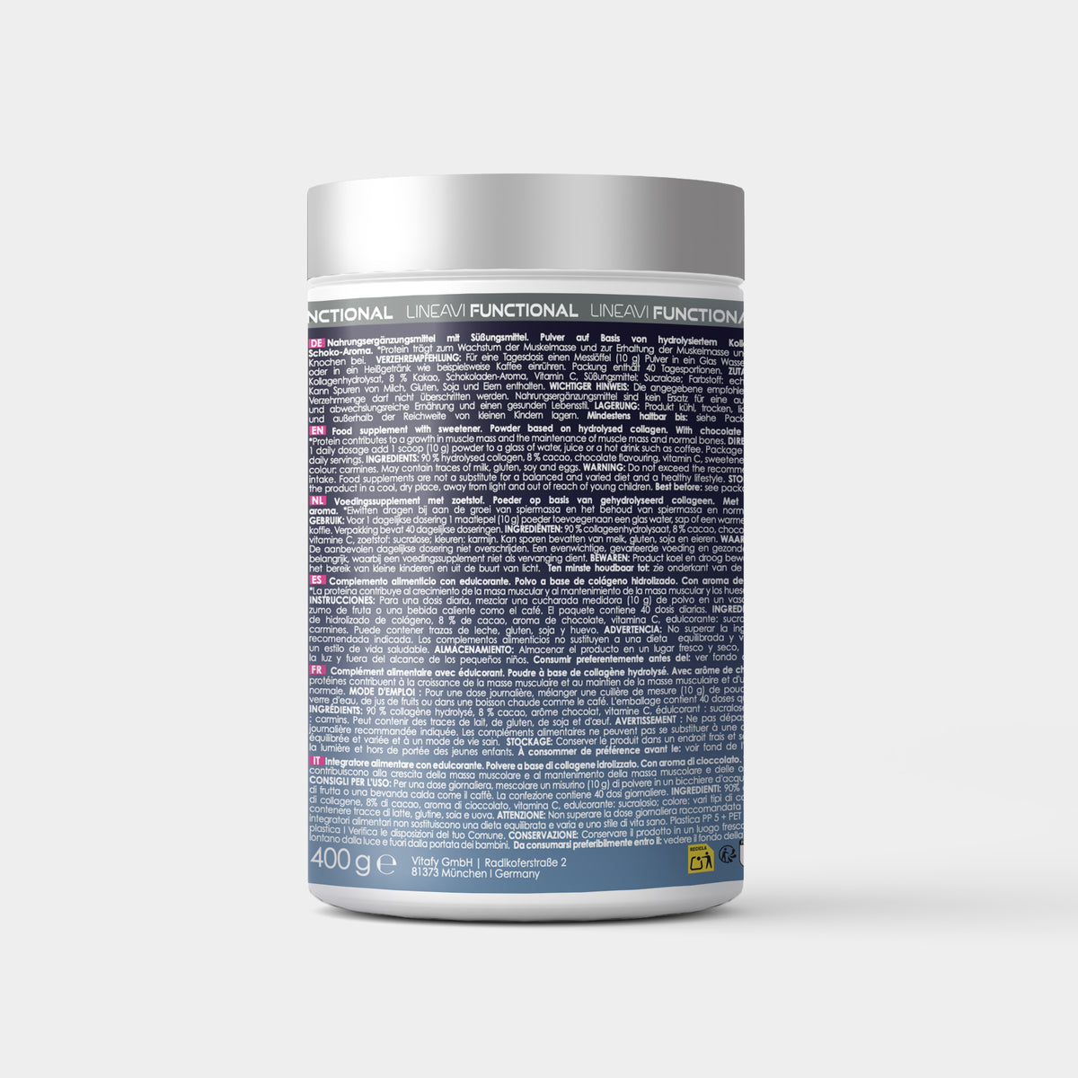 Kollagen Proteinpulver (400g) Schokolade