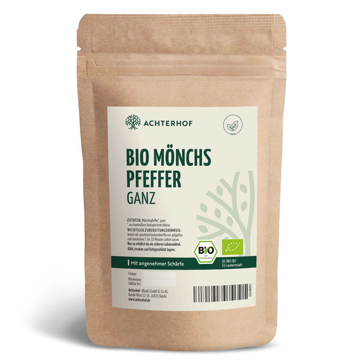 Mönchspfeffer ganz Bio (250g)