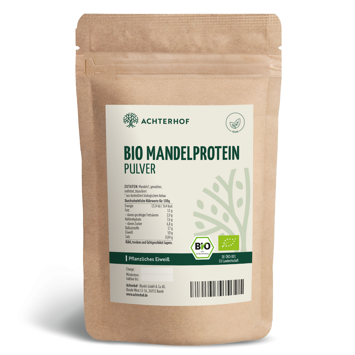 Bio Mandelprotein Pulver (250g)