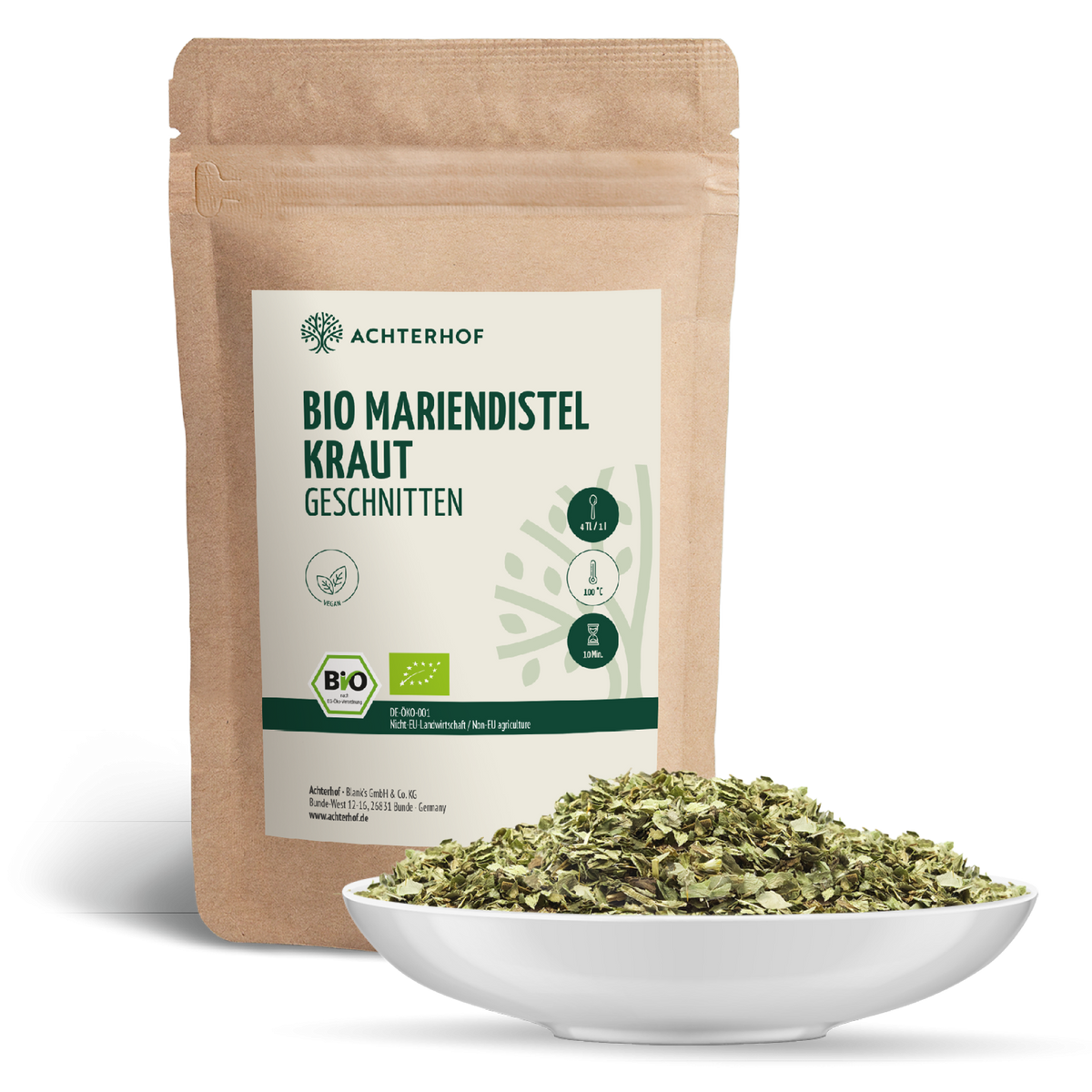 Mariendistelkraut geschnitten Bio (100g)