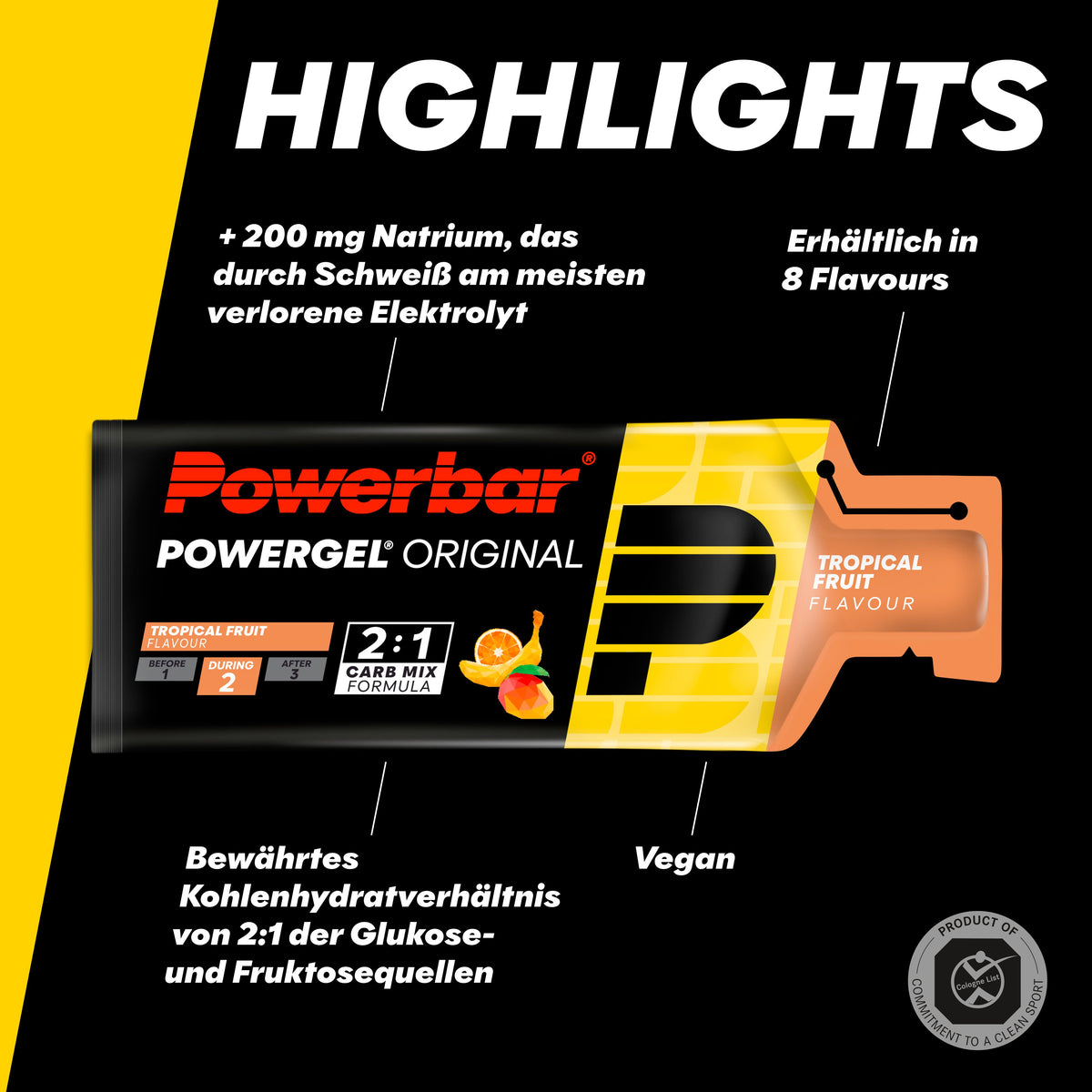 PowerGel Original (24x41g) Tropical Fruit