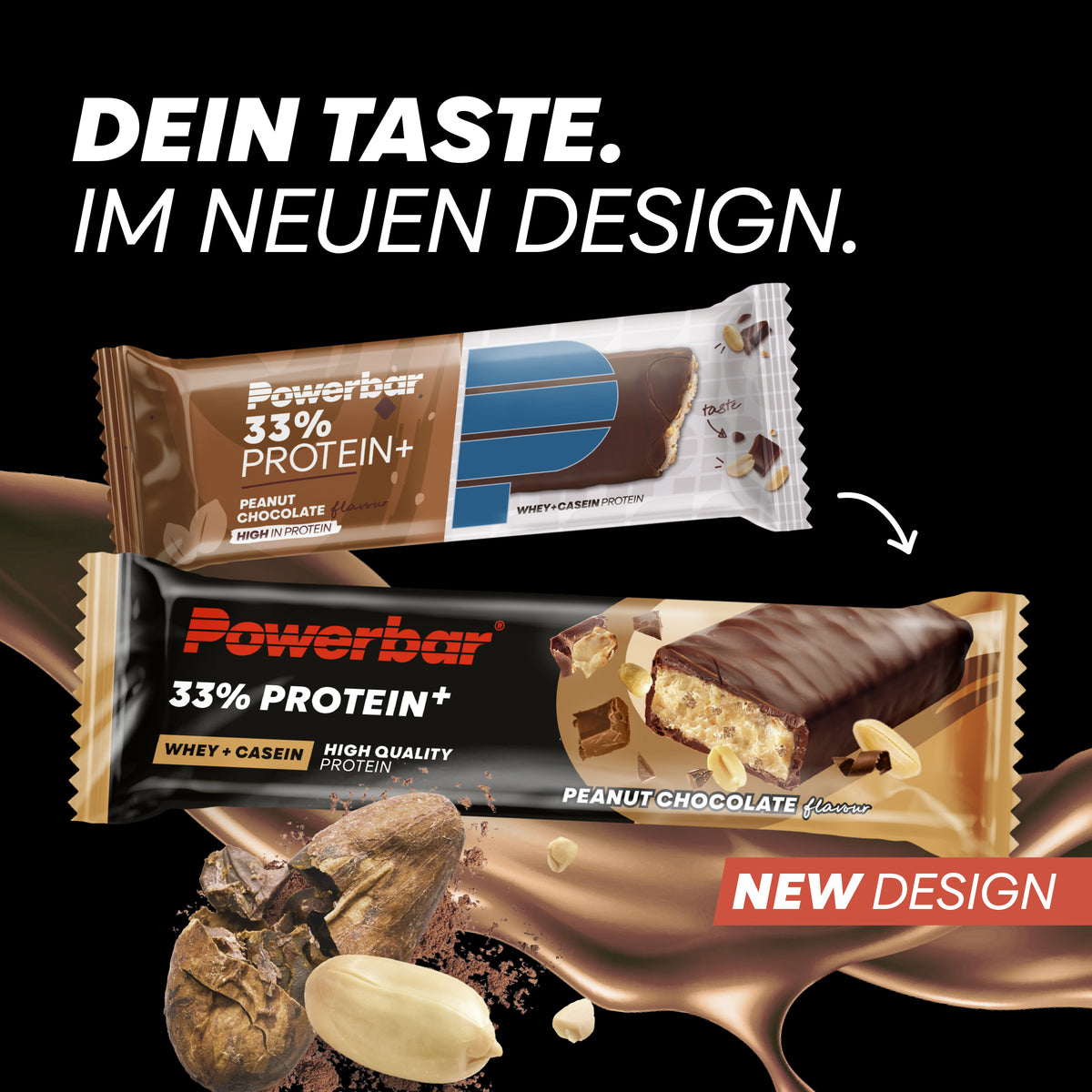 33% Protein+ Bar (10x90g) Peanut Chocolate