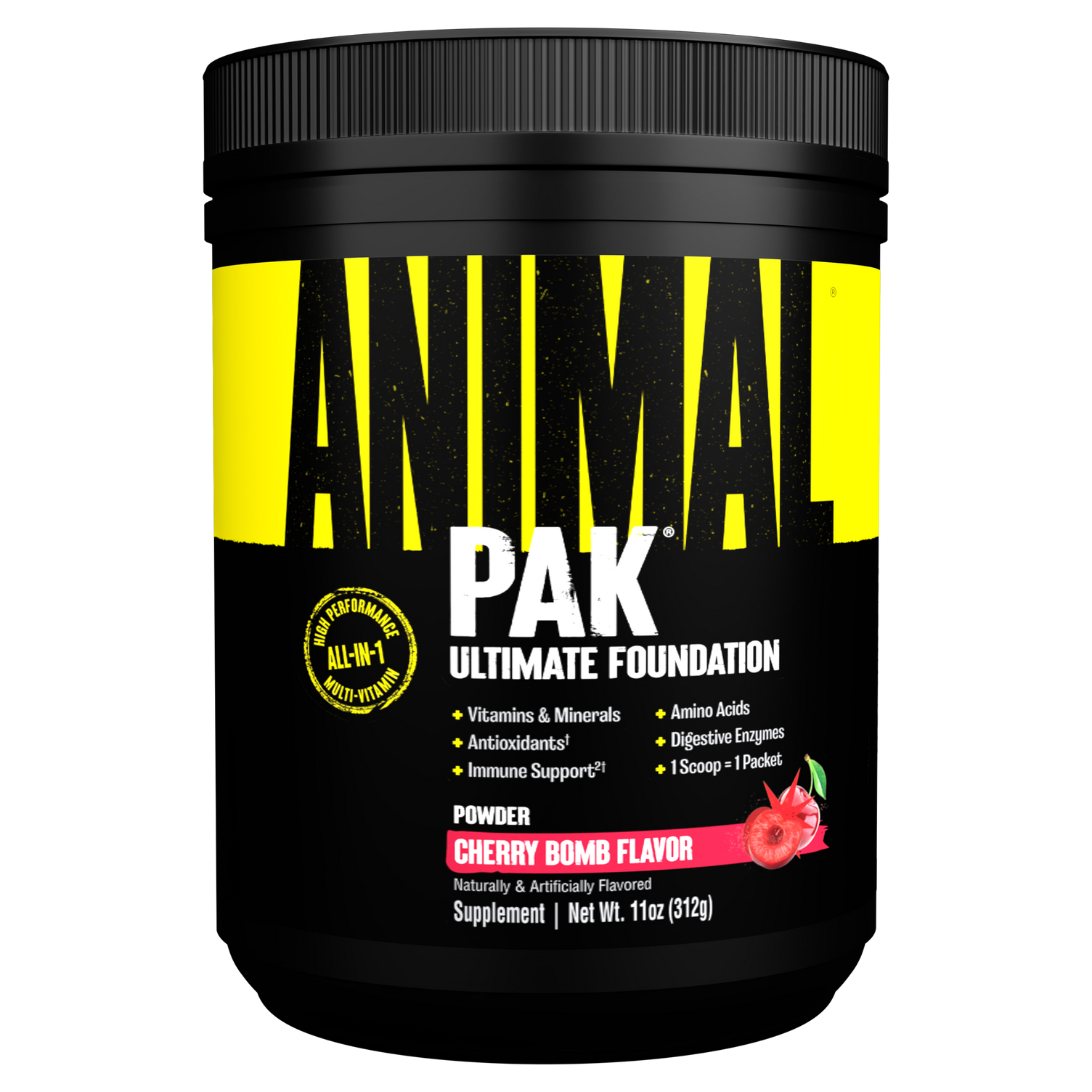 Animal Pak Powder (342g) Cherry Berry