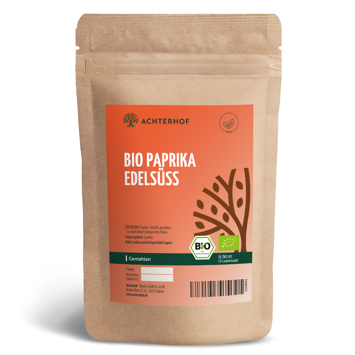Bio Paprika edelsüß gemahlen (500g)