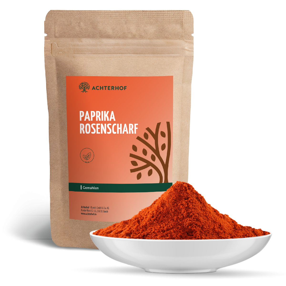Paprika Rosenscharf gemahlen (500g)