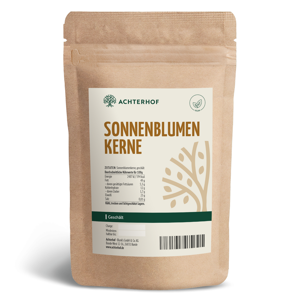Sonnenblumenkerne geschält (1000g)