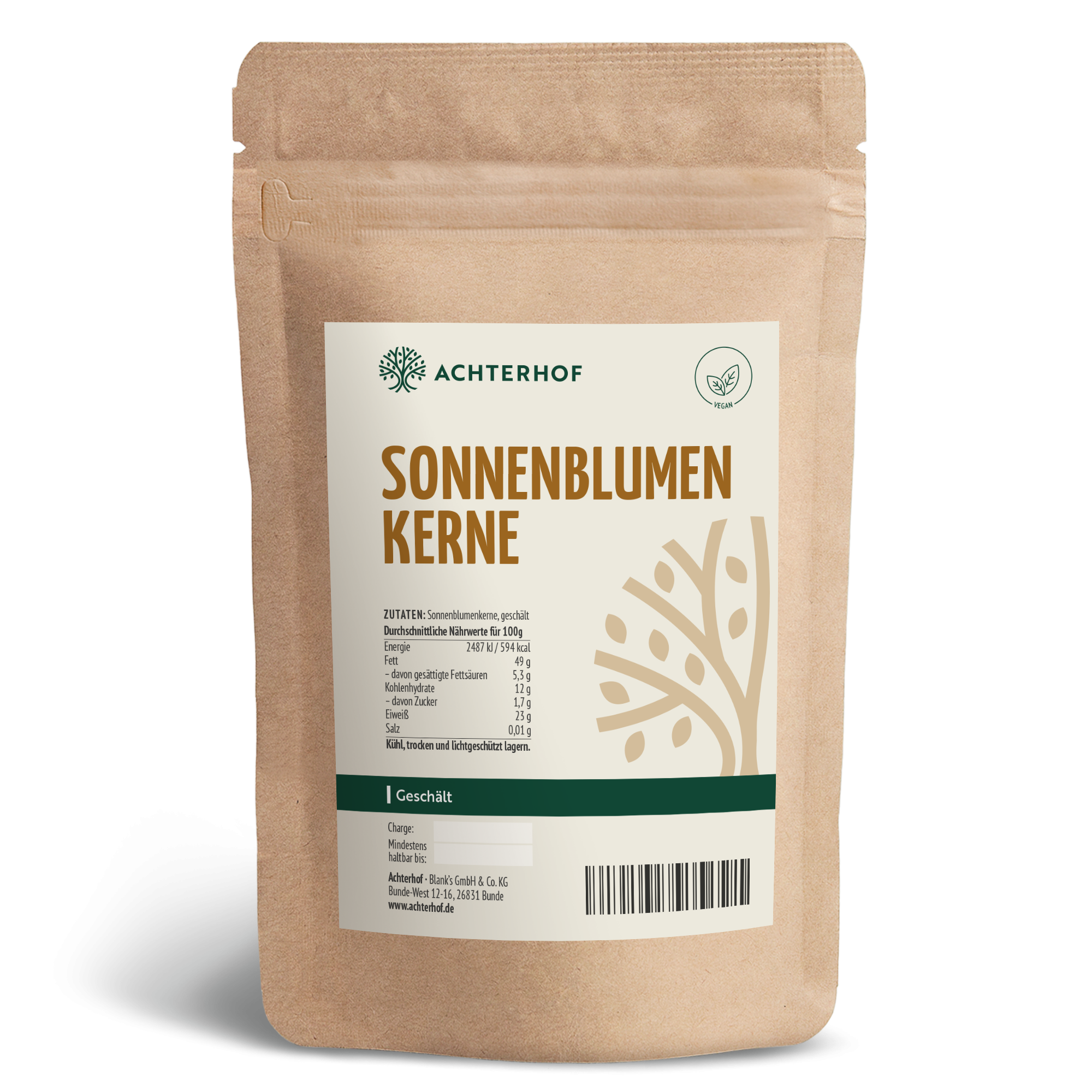 Sonnenblumenkerne geschält (500g)