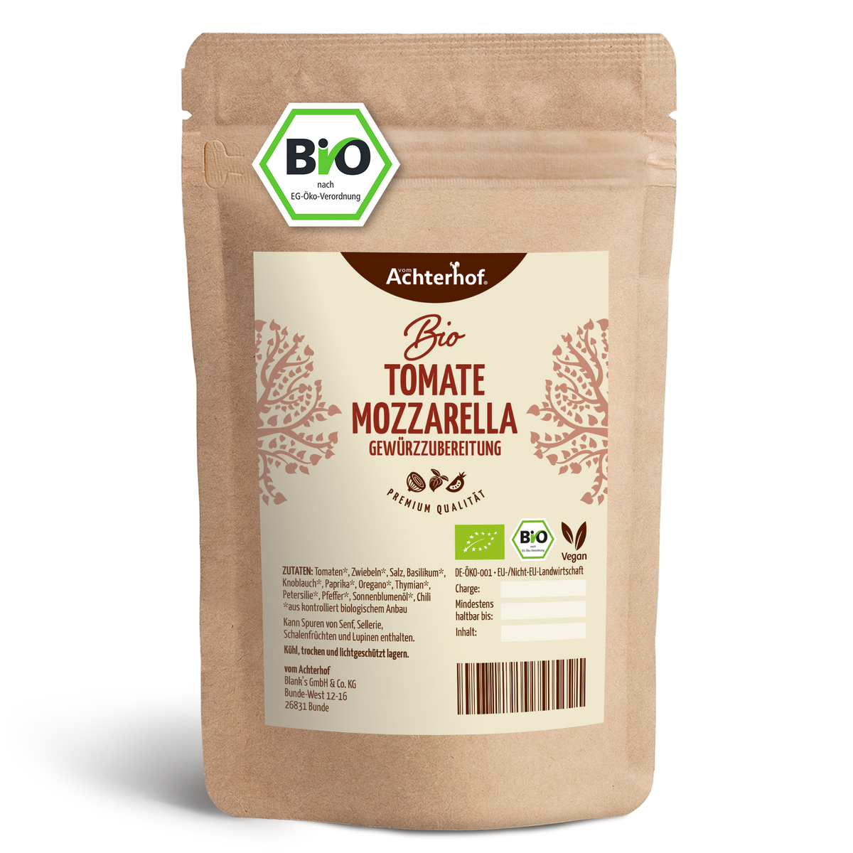 Tomate Mozzarella Gewürzzubereitung Bio (100g)