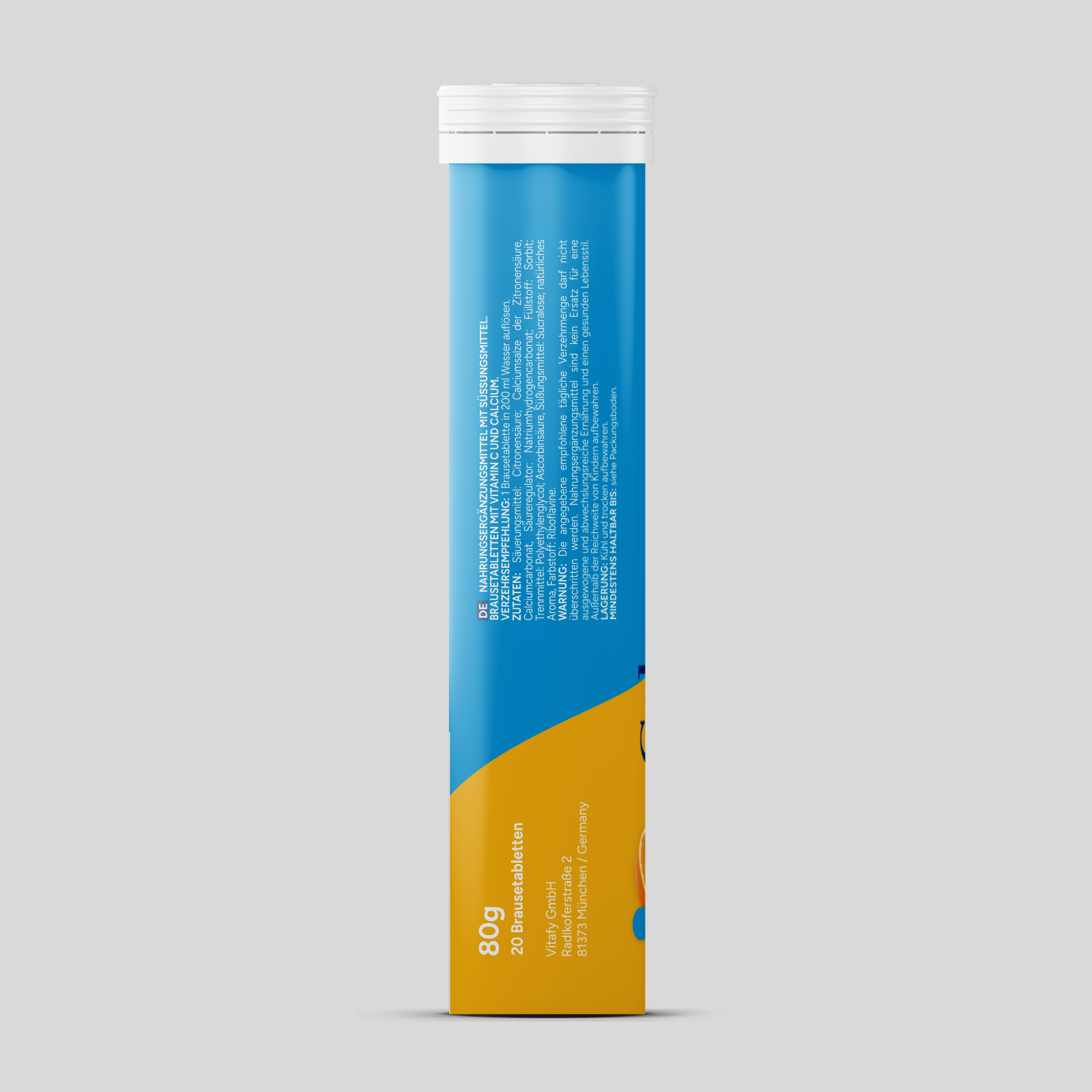 Calcium + Vitamin C - Orange (20 Brausetabletten)
