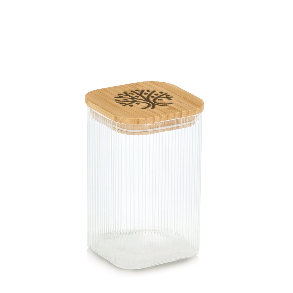 Vorratsglas mit Bambusdeckel (1150ml)