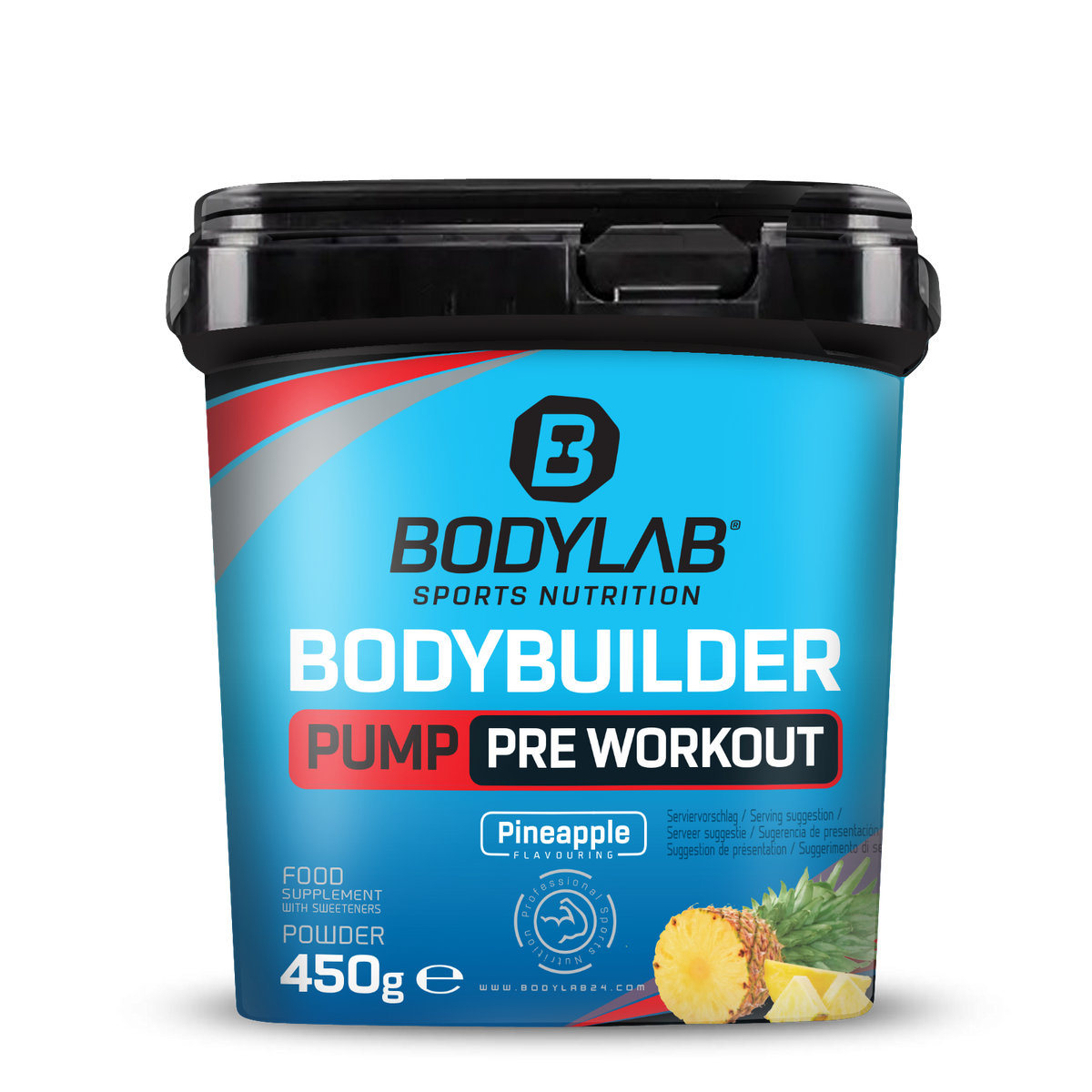 Bodybuilder Pump Pre Workout (450g) Ananas